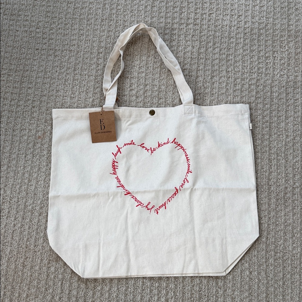 Ellen Degeneres Kindness Canvas Tote Bag